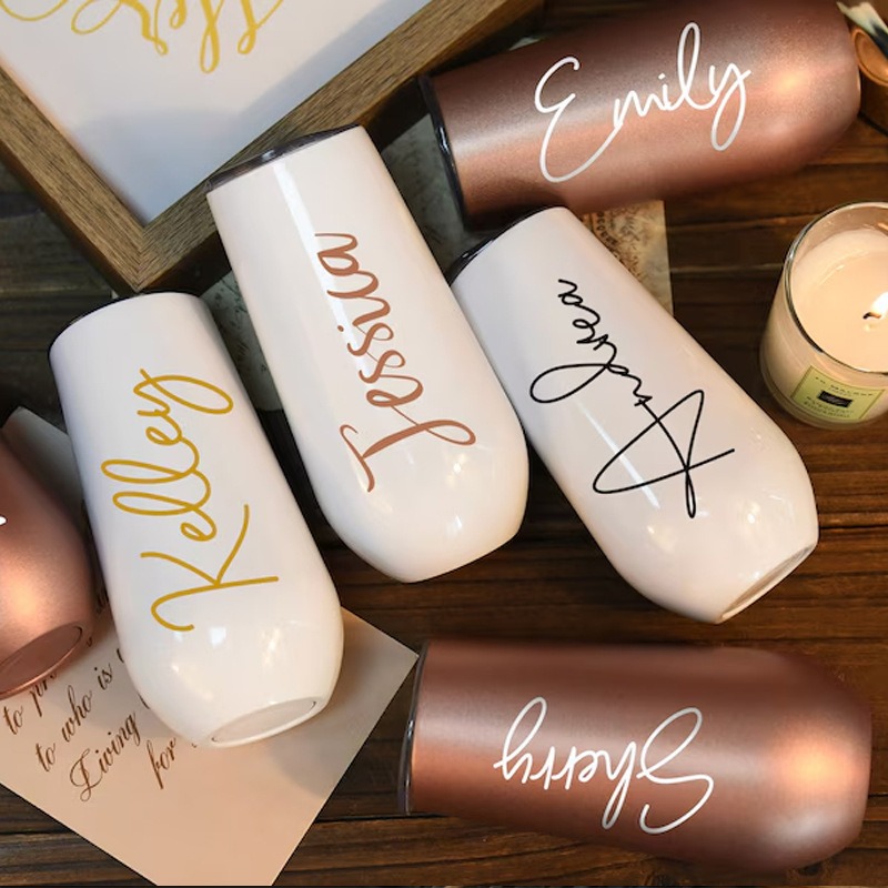 Personalized UV-Printed Bridesmaid Tumbler